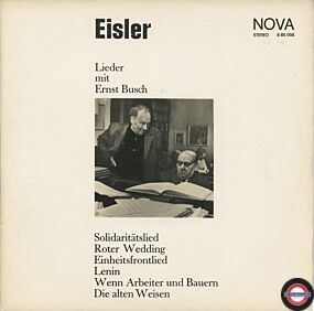 Hanns Eisler - Lieder Mit Ernst Busch